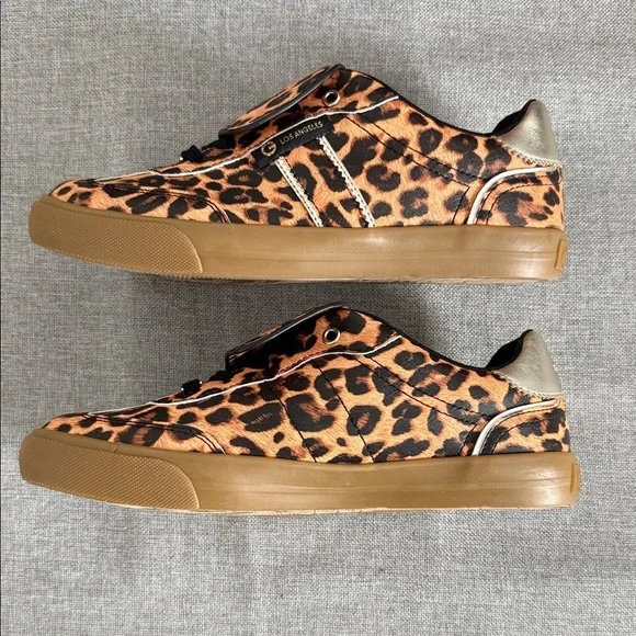 GBG Los Angeles GGOFLIP-R Leopard Print Sneakers nwot - Picture 5 of 11